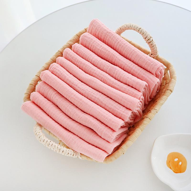 

10 шт./уп. Детские подгузники 100% хлопок Многоразовый Стирающийся Тканевый Подгузник Чехол для Новорожденных Подгузник Абсорбирующая Марля Детские Товары 42X45cm розовый