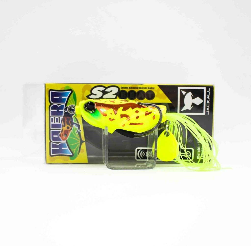 Jackall Kaera S2 Beat Frog Soft 55 mm 14 grams Floating Lure Chart (1481)