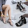 Summer Sandals Gladiator Women High Heels Sandals  Shoes Glitter Ladies Sandals