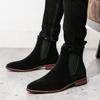 Men's high top shoes Classic Fashion European and American Style Daily office work for trendy parties Men's short boots New