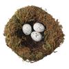 4Pcs 4.7" Birds Nest Artificial Bird Nest Decor House Decoration Birds Nest Fern  Party
