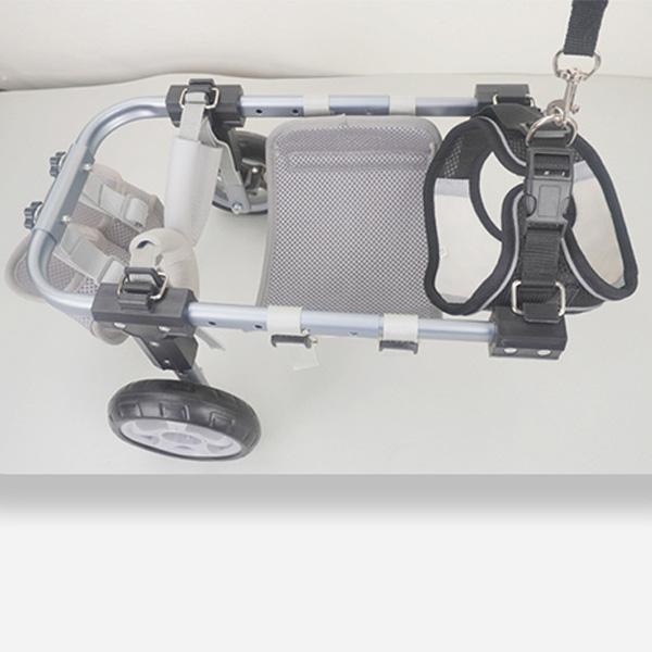 Haustier-Stützrollstuhl Einziehbarer Leichter Rollstuhl für Katzen und Hunde Stützwagen Hinterbein-Stütze