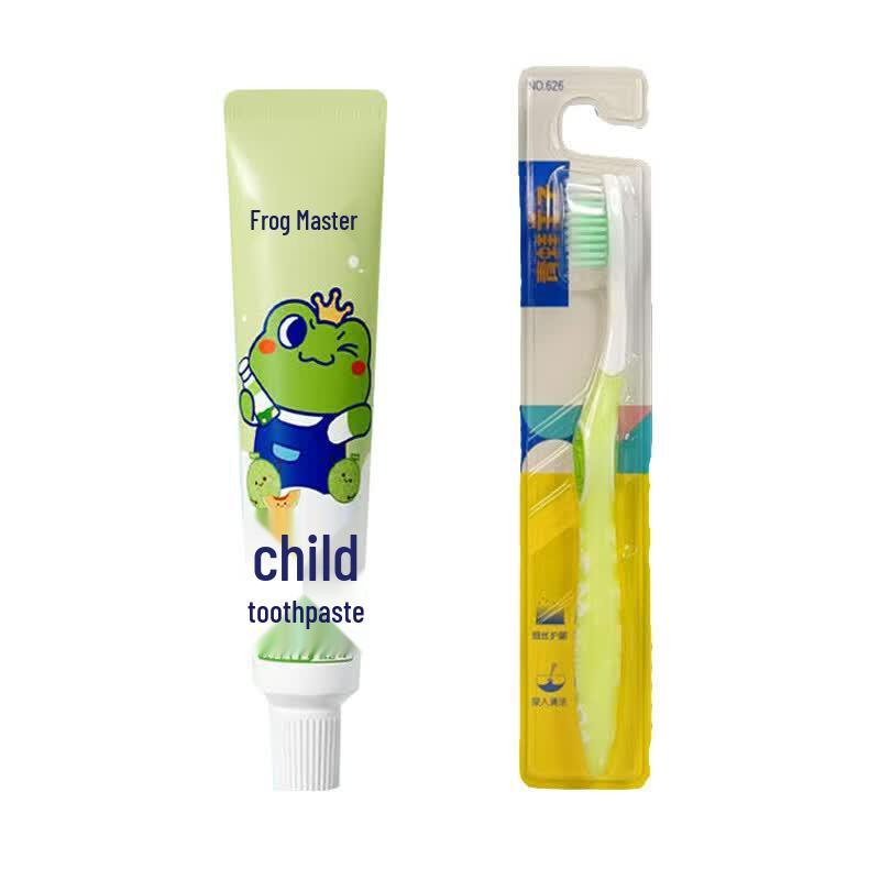 Frog Prince Hami Melon Kids Toothpaste & Toothbrush Set