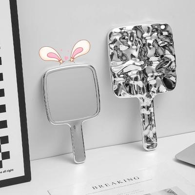 Liquid Shape Square Mirror – Compact Portable Makeup Mirror for Handbag, Travel, and Desktop Use