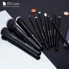 DUcare Professional 12pcs Makeup Brushes Set Powder Foundation Eyeshadow Face Eyes Black Natural-synthetic Hair Make Up Brushes
