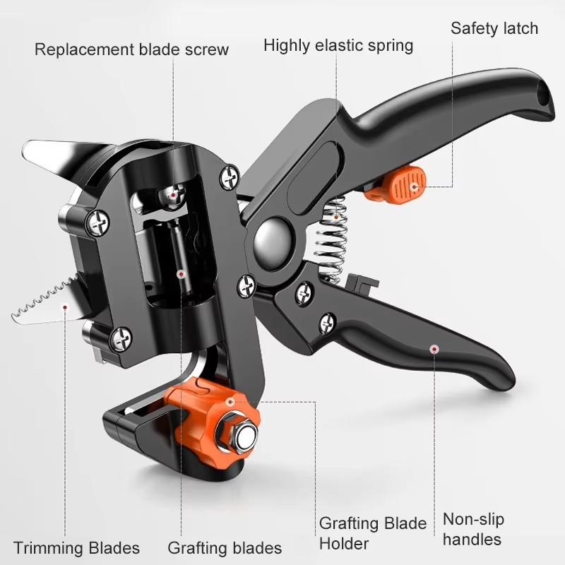 Professional Farming Pruning Shears Grafting Scissor Fruit Tree Secateurs Pruning Luxury Cutting Knife Garden Tools Hand Tool