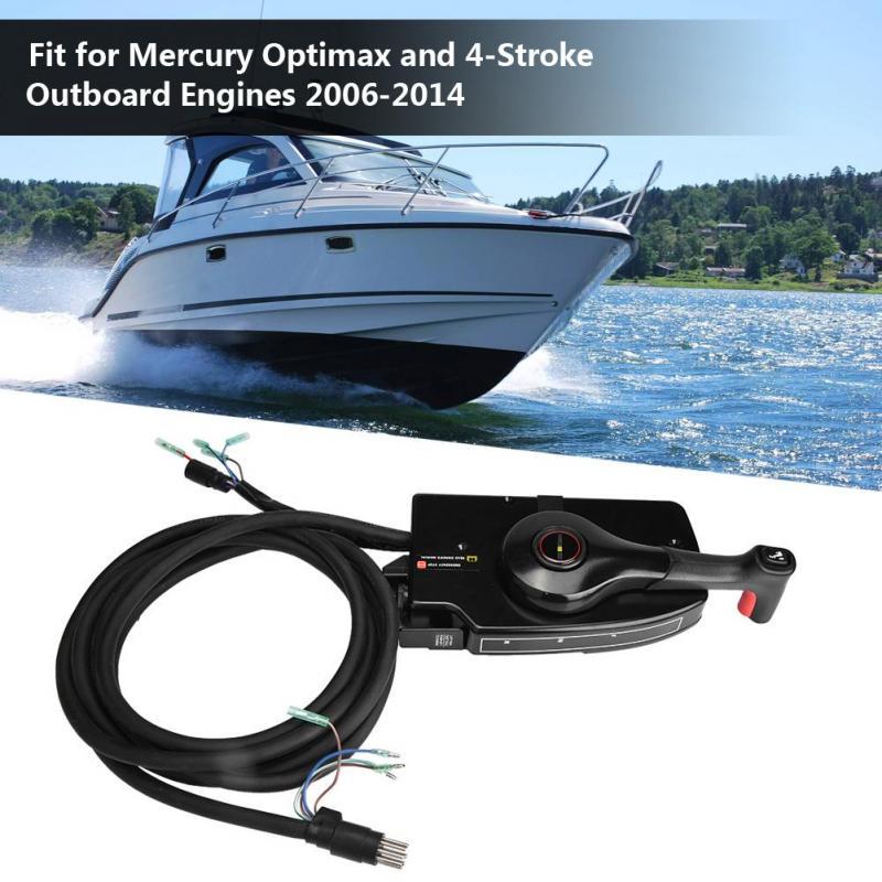 Outboard Engine Side Mount Remote Control Box with 8 Pin for Mercury 881170A15 Marine Boat Motor Side Mount Remote Control Box