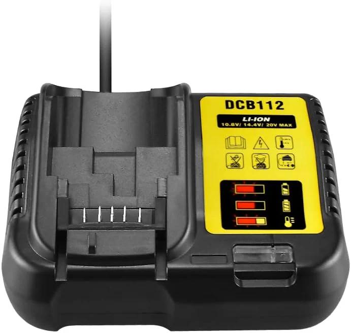 

DCB112 2A Lithium Battery Charger For 10.8V 12V 14.4V 18V 20V DCB206 DCB205 DCB204 DCB203 DCB120,DCB107 DCB115 DCB105 US