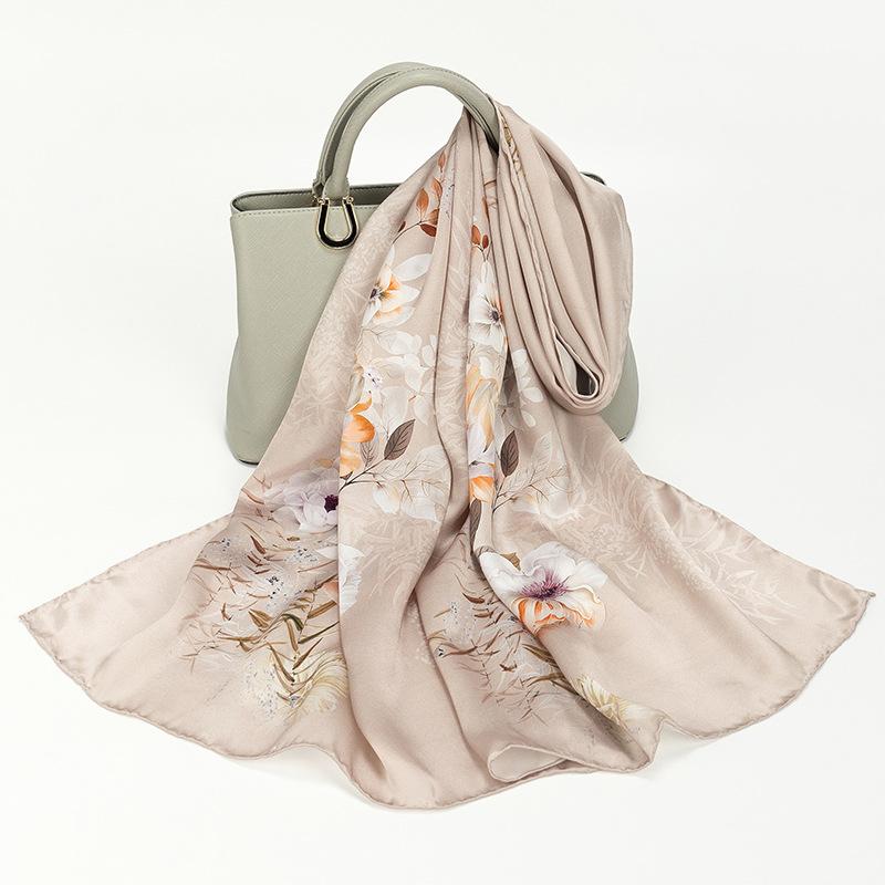 Shanghai Story New Mulberry Silk Scarf for Women In Summer Thin and Versatile Hangzhou Silk Shawl Gift Scarf for Mom
