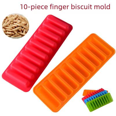 Stampo in Silicone a 10 Cavità per Muffin, Biscotti e Ghiaccio