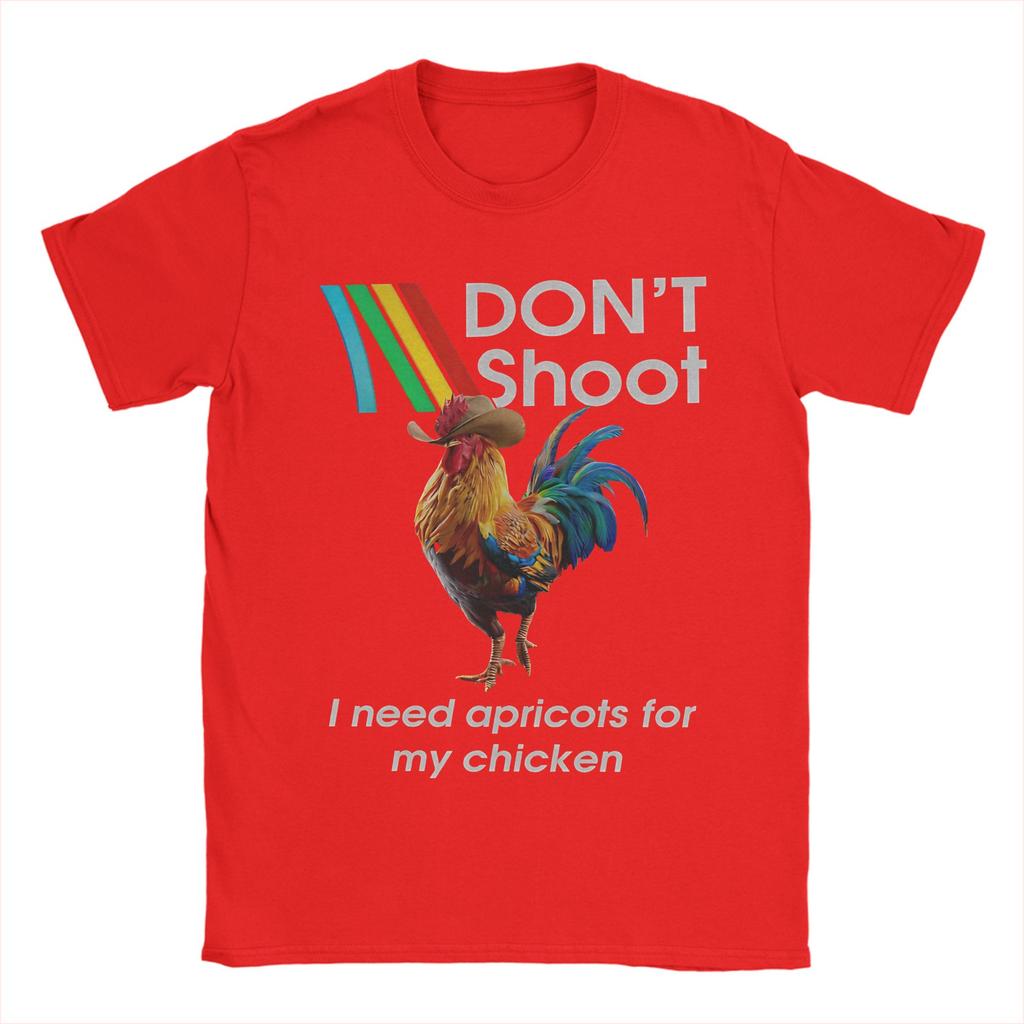 Don Shoot Game Arc Raiders Rooster TShirts Men Vintage Cotton Tees Round Neck Short Sleeve T Shirts Adult Clothing