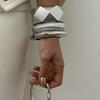 DIEZI 3 Different Style Punk Geometric Cuff Bangles Fashion Gold Silver Color Spring Bracelet Bangles For Women Men Jewelry