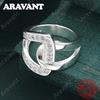 CopperGeometric Zircon 7-10# Ring For Women - Vintage Elegant And Noble Party Jewelry