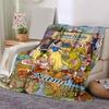 Custom 1pc Snow White's Royal Adventure Blanket, Soft And Comfortable Blanket, Casual Warm, Camping Travel Blanket, Good Birthday Gift Q90813