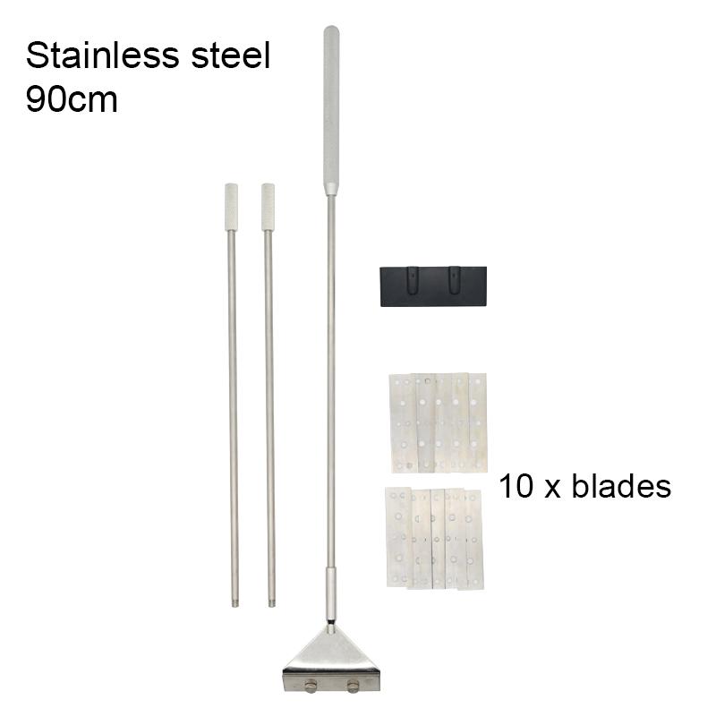 Aquarium Algae Remover Aluminum Alloy Stainless Steel Scraper Blade Fish Tank Glass Water Plant Grass Cleaning Tools Accessories
