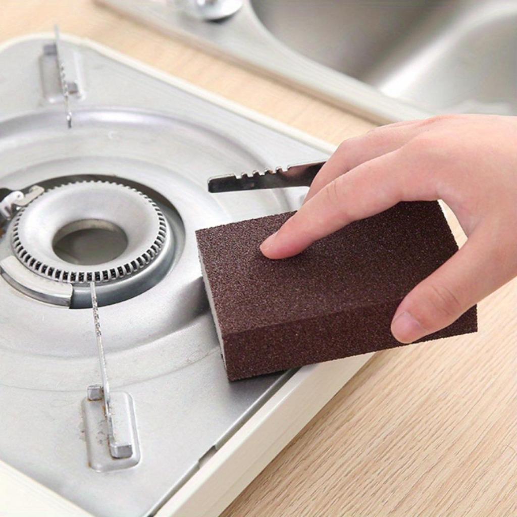 Dishwashing Sponge, Diamond Sand, Kitchen Sink, Rust Removal, Grinding Sponge Block, Household Cleaning Brush, Pot Cleaning Tool