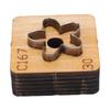 Leather Cutting Die Flower Shaped Metal Leathercraft Cutter Punching Mold Crafting Tool for Paper Art