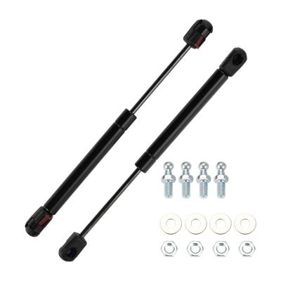 Motoforti Universeller Hubstütze Fensterdeckel Werkzeugkasten Gasdruckfeder 10"/254mm 45lbs/200N/20kg Schwarz, Set of 2