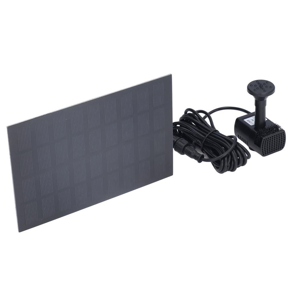 Solarwasserpumpe DC Bürstenlos Monokristallines Silizium Landschaft Schwimmende Fontäne 9V 1,8W