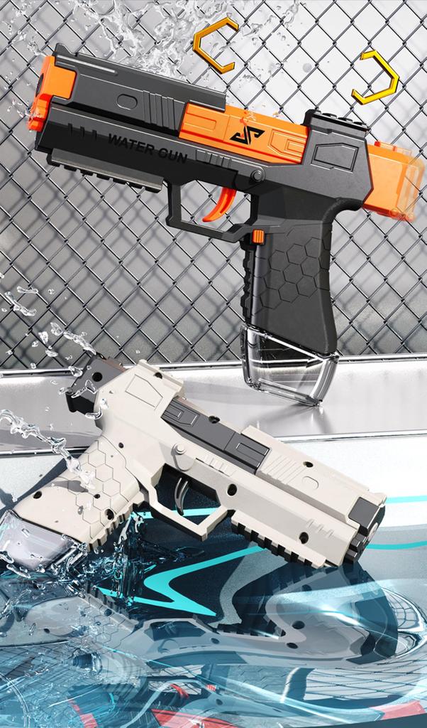 Detachable Magazine Water Gun: With its innovative design, ease of use, and realistic loading experience that allows for easy water refilling, it's