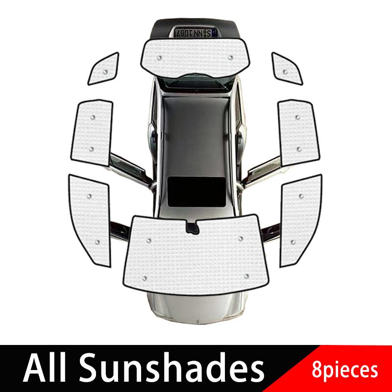 For Suzuki Vitara LY Accessories 2015~2024 Escudo Car Windshield Surround Sunshades Anti-UV Side Window Shading Visor Full Cover