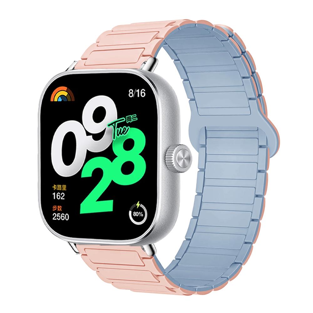 Magnetický náramek pro řemínek Redmi Watch 4 Silikonové pásky pro Xiaomi Mi Band 8 9 pro Řemínek k hodinkám Vyměnitelné příslušenství Correa