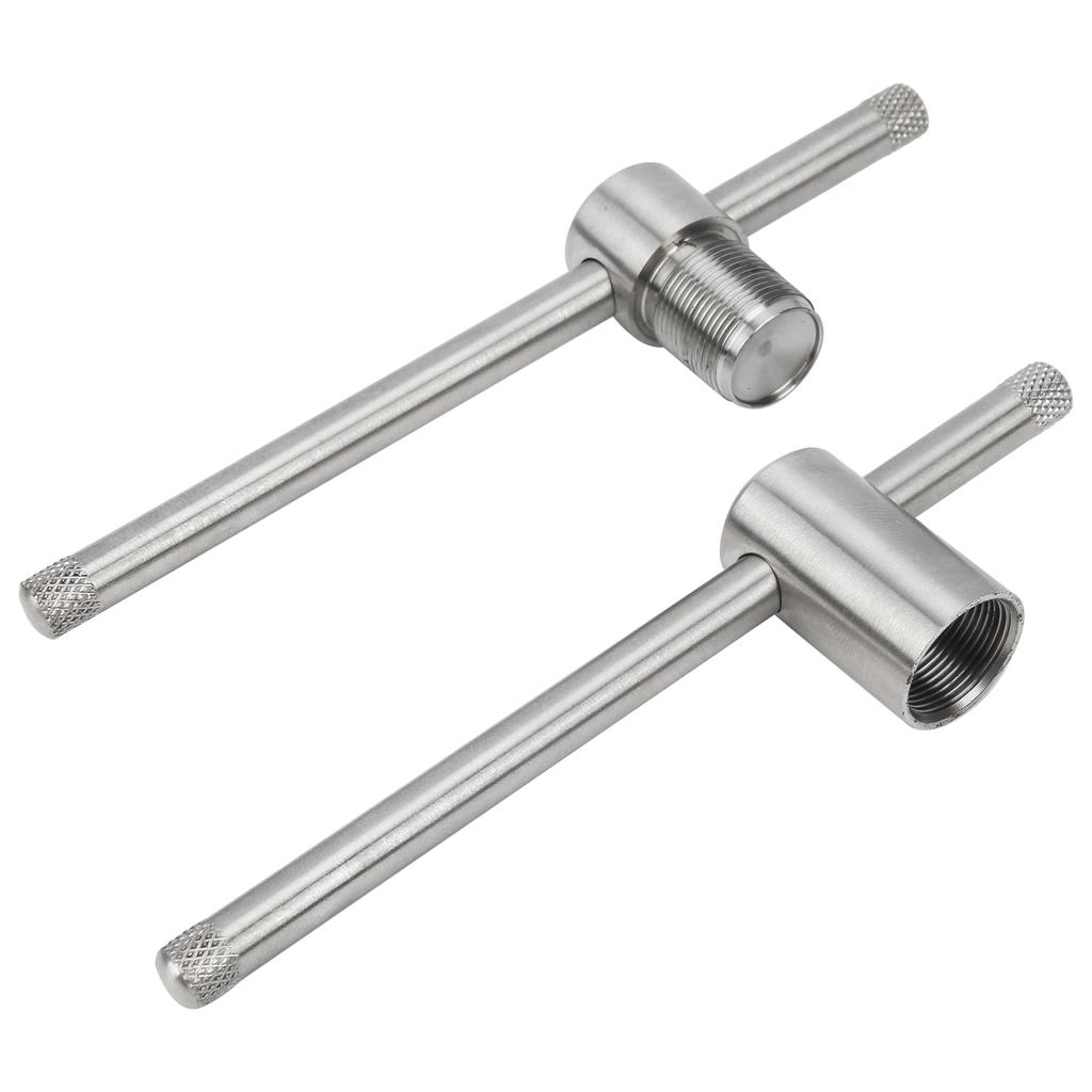 Stainless Steel Billiard Cue Tip Suppressor Tool Shaper for 11Celsius14mm Snooker Stick