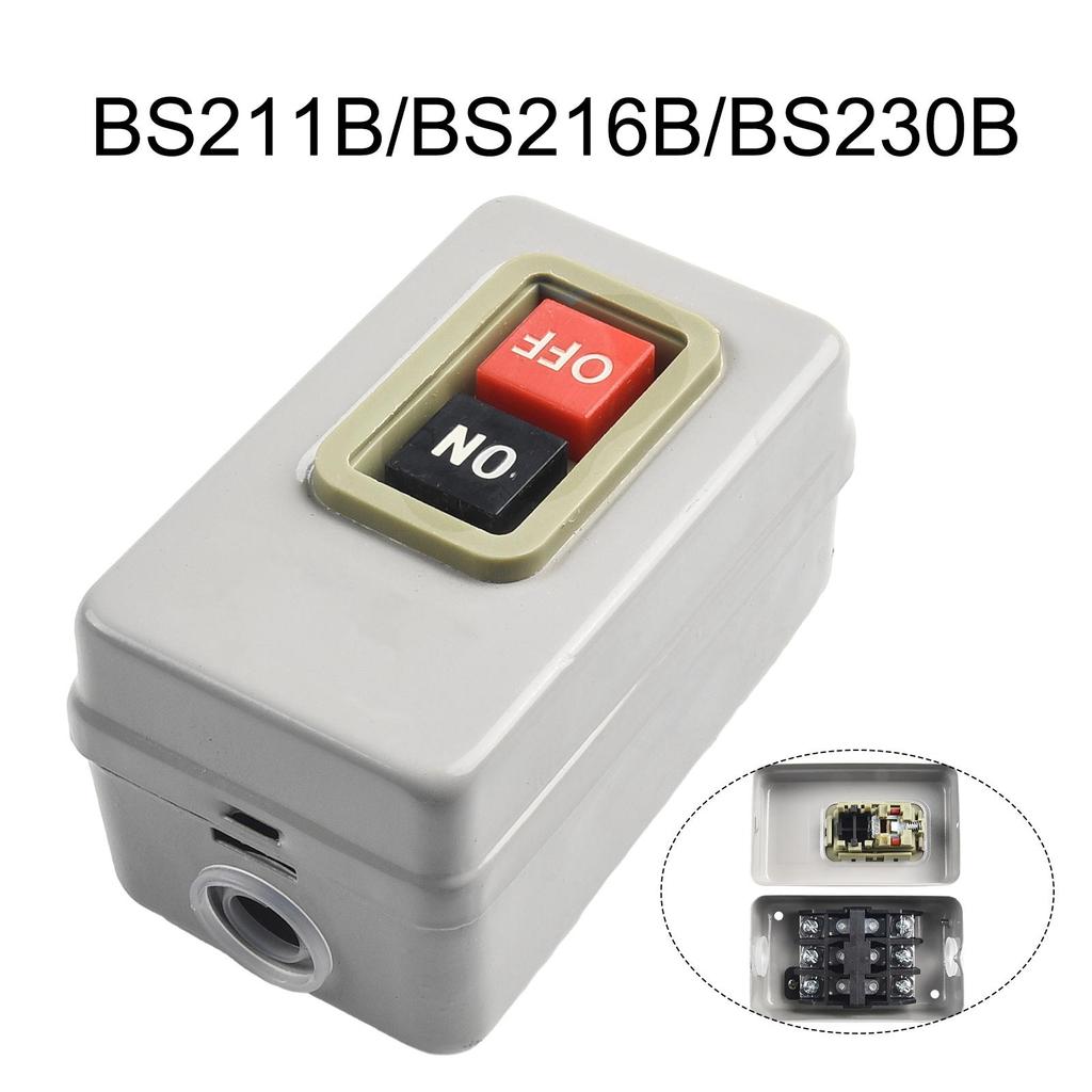 BS216 Button Switch BS230 Latching Metal On/Off Plastic