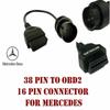 For Mercedes Benz Adapter 38Pin To 16Pin OBD2 Diagnostic Tool Connector Cable