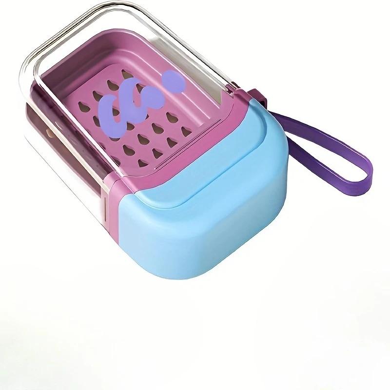 Breathable Drainage Toiletry Storage Box, Leak-Proof Portable Soap Case, Essential for Gym & Travel, Stylish Bathroom Organizer