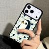 Capa Case for iPhone 17 Air 16 Pro Max 15 Plus 11 13 Mini 14 12 Back Phone Cover Cute Lovely Penguin