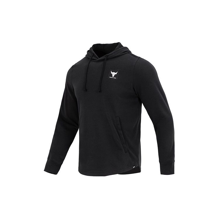 Under Armour Project rock terry hoodie men black 1377428-001 L