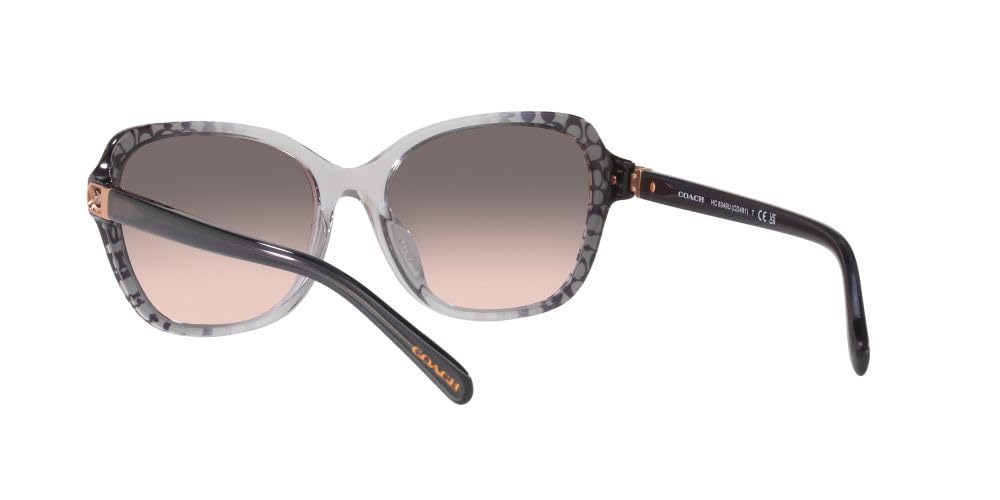 Sunglasses HC8349U CD481 57103B GRAY GRADIENT SIGNATURE C 56 [Coach] Women's