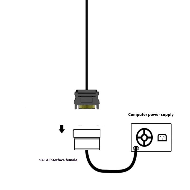 5V 3Pin Computer Motherboard Extension Cable ARGB Extension Adapter Cable ARGB Power Connector For PC Motherboard