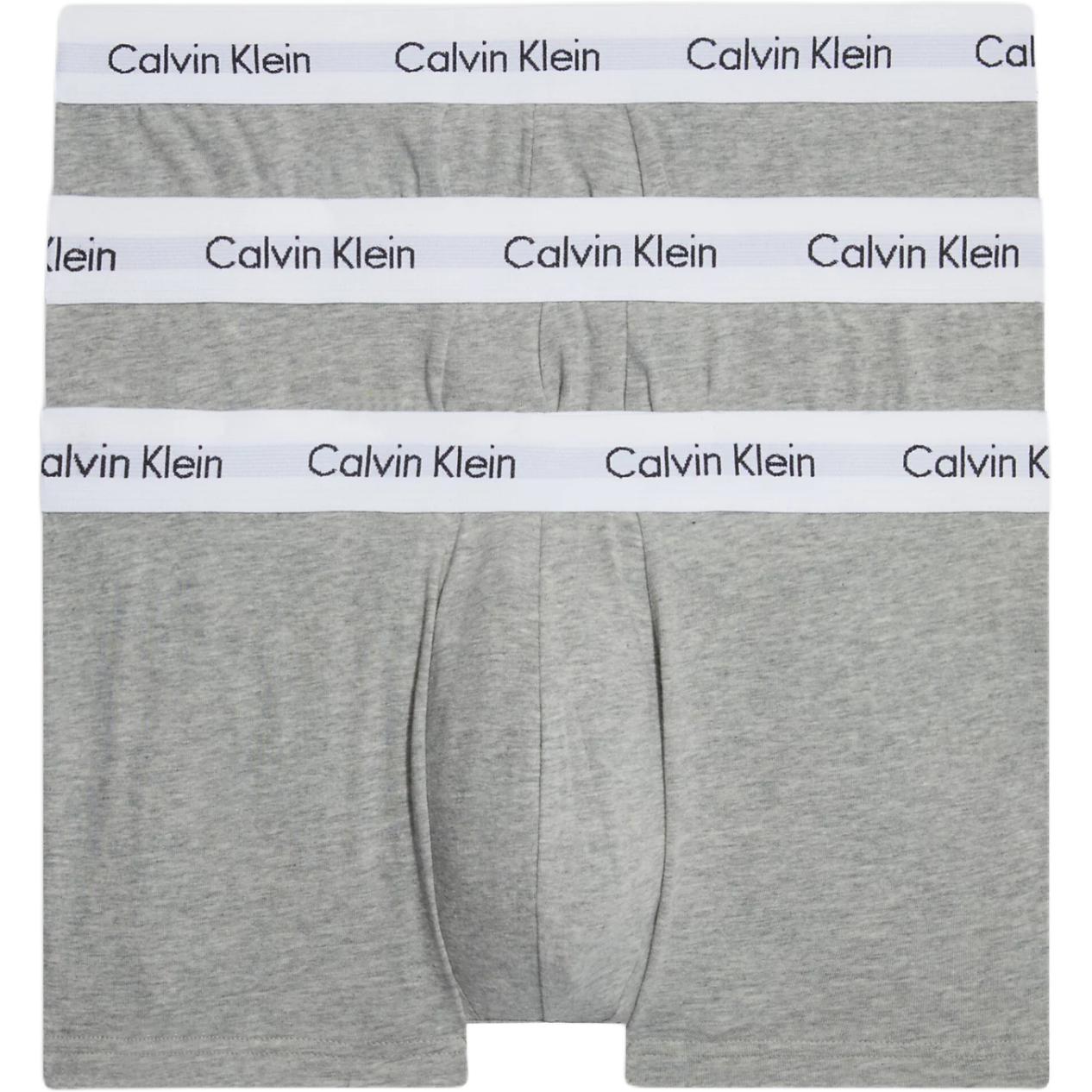 

Calvin Klein Минималистичное нижнее белье с низкой посадкой и буквенным принтом, дышащее нижнее белье для мужчин, серое, смешанные цвета 0000U2664G-KS0 XS