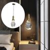 Modern Ceiling Hanging Lamp Decorative Lighting Adjustable Wire Crystal Pendant Light for Kitchen