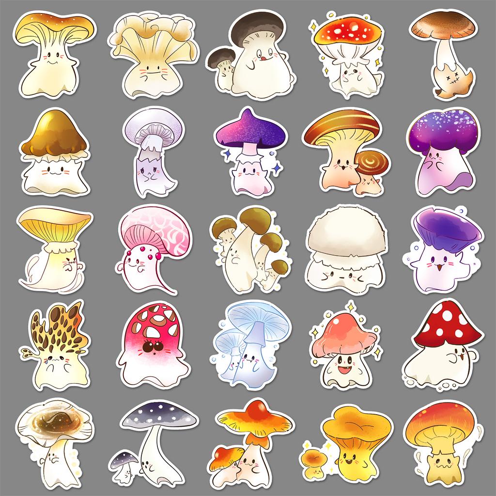51 Graffiti Stickers Cartoon Cute Hand-painted Decorative Mobile Phone Case Water Cup Hand Account Stickers