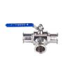 Dalan Quick-Install 3-Way Stainless Steel Ball Valve