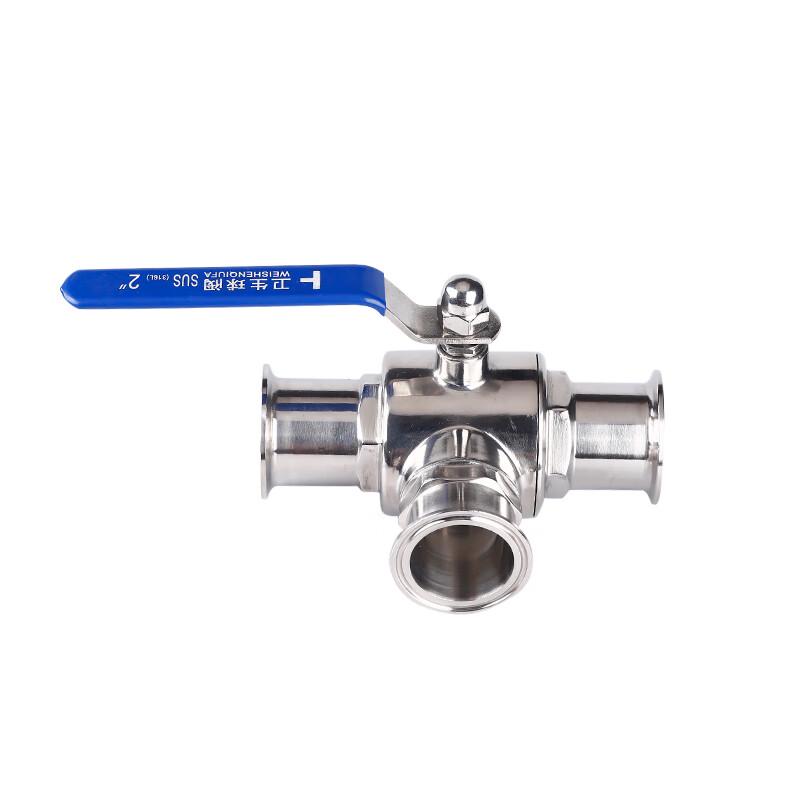 Dalan Quick-Install 3-Way Stainless Steel Ball Valve