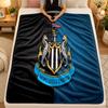Coperta di Flanella Newcastle United Calcio Calda Morbida Plaid per Uso Interno Divano Letto Soggiorno