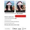 Gradient UV Protection Sun Hat with Large Brim for Cycling