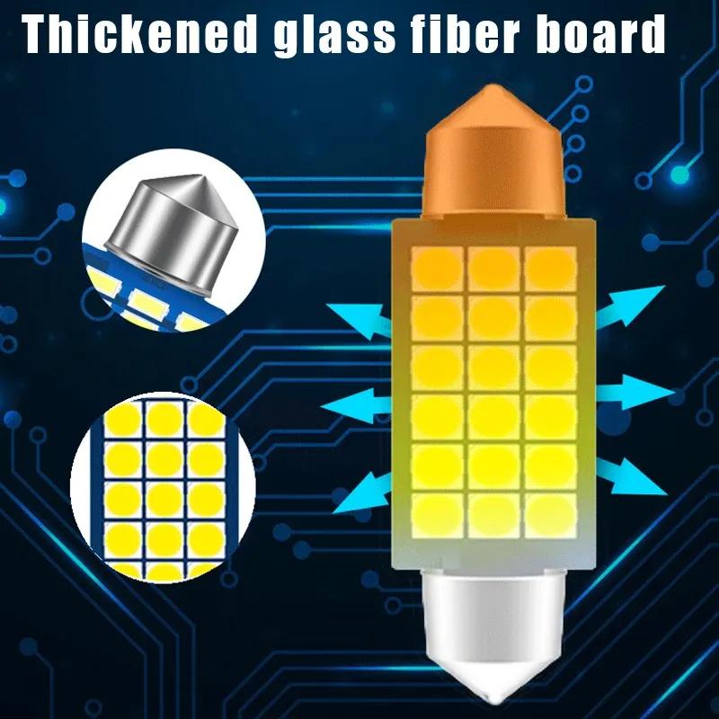 4pcs 12v Car LED Bulbs Interior Dome Reading Light Trunk Lamp For Mitsubishi Eclipse Cross 2018    Accessories