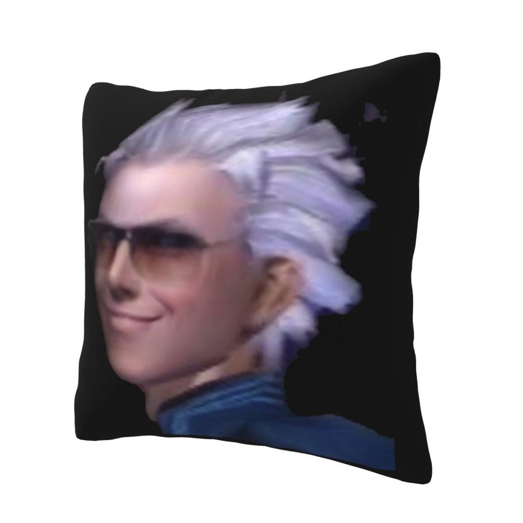 Vergil From The Devil May Cry Series Square Pillowcase Pillow Cover Cushion Decor Comfort Throw Pillow for Home Car