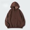 Men's Clothing Sweatshirt 420g Velvet Hooded Sweatshirt Men's Hoodie Solid Color Large Size Autumn and Winter Men Jacket