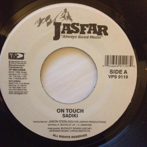 

7inch Record SADIKI - One Touch VPS9119 Jasfar Records 2006 US Reggae, Ska & Dub Used