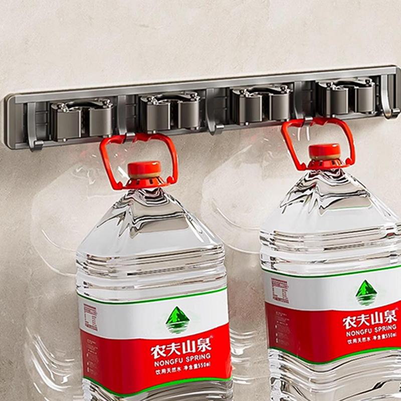 Mop And Broom Storage Rack Mop Rack Wall Mounted Strong Broom Mop Rack Comes With Hook Storage Rack To Hang Broom