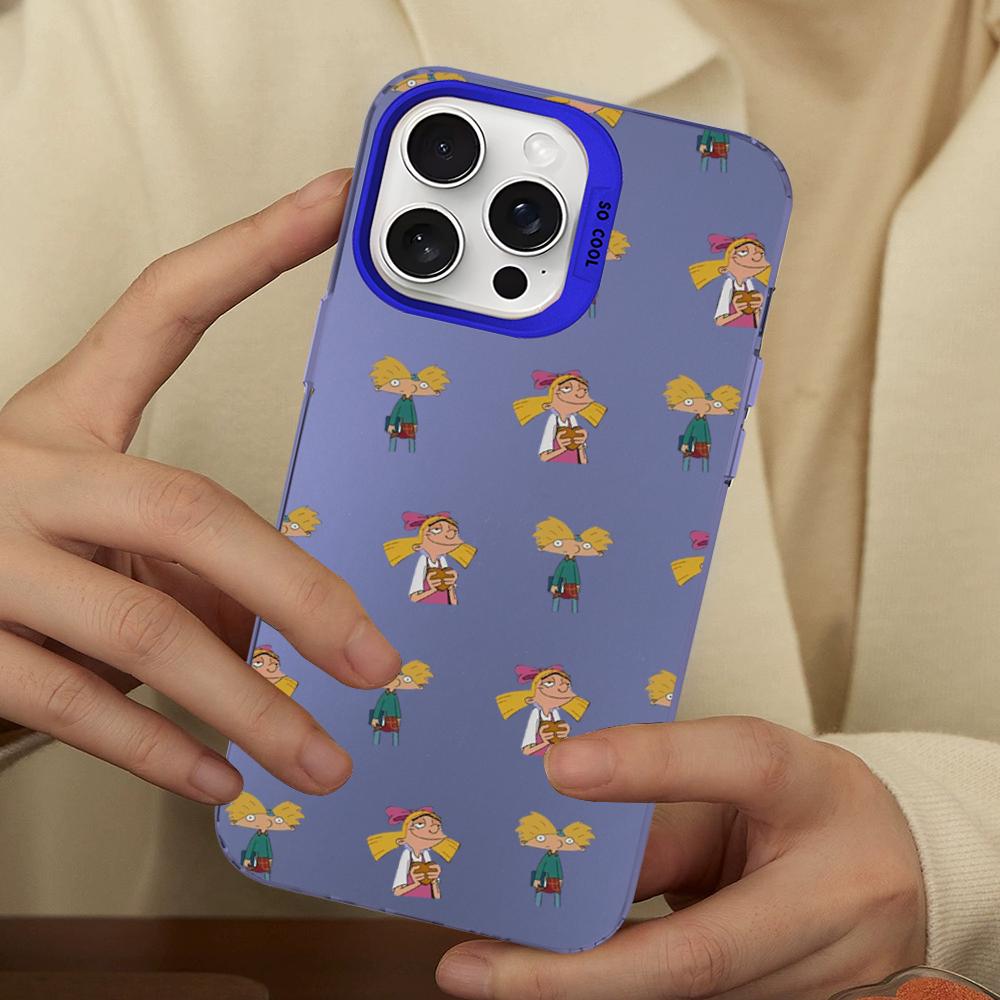 Hey Arnold Phone Case For IPhone 18 16 15 14 13 12 11 Pro Max X XR XSMAX 8 7 Plus Matte Shockproof Back Cover