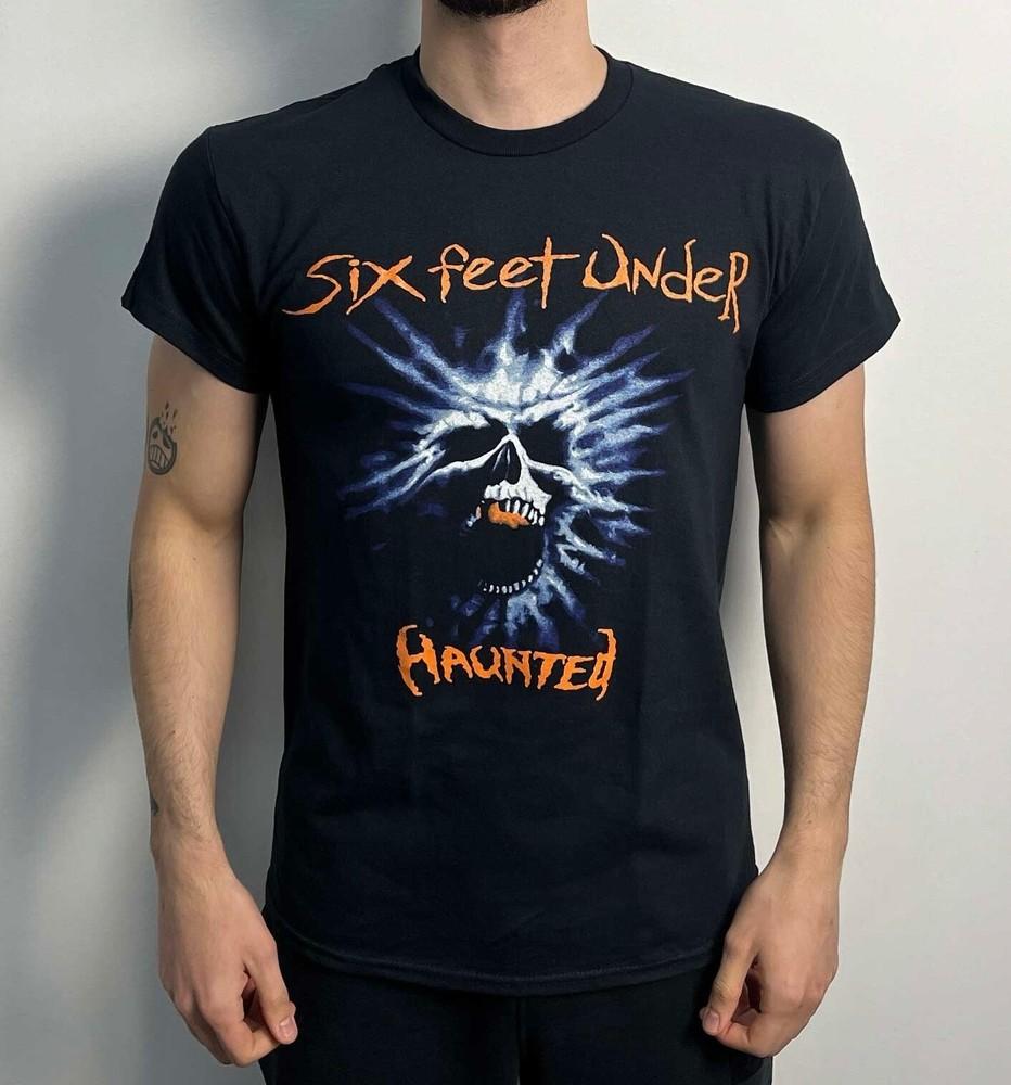 Six Feet Under - Haunted (Gildan)   T-Shirt Black cannibal corpse Unisex T-Shirt XXXXL
