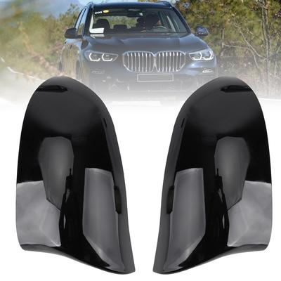 Glossy Black Side Mirror Cover Caps M Style for BMW X5 F15 X6 F16 28i 35i 2015-2018