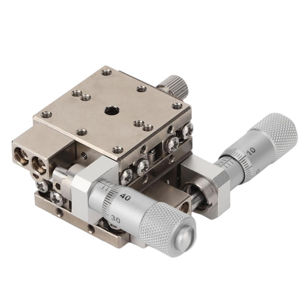 Manual XY Linear Stage Sliding Table Micrometer Trimming Platform Accurate Ball Guide Type